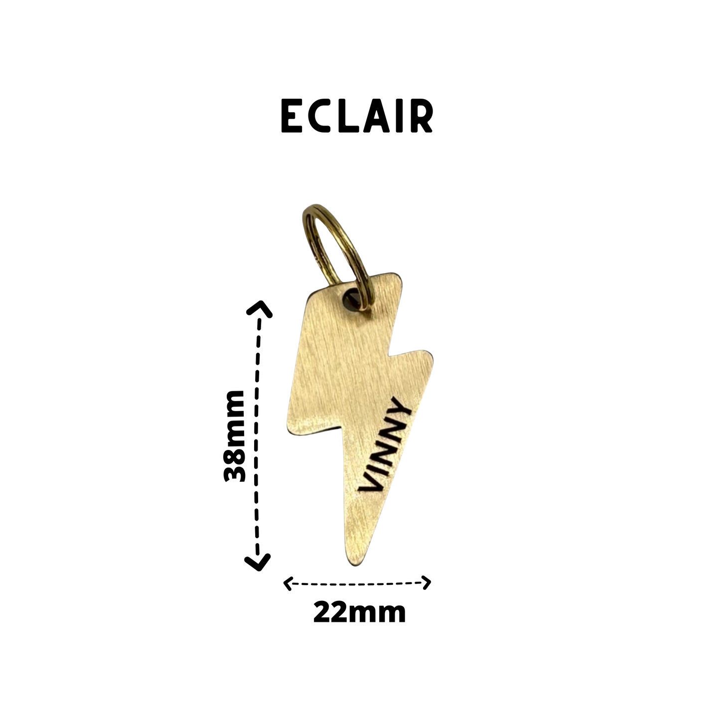 Brass Lightning Medal