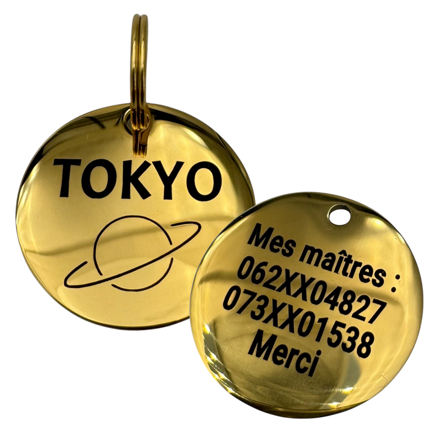 Medal in golden sandalwood