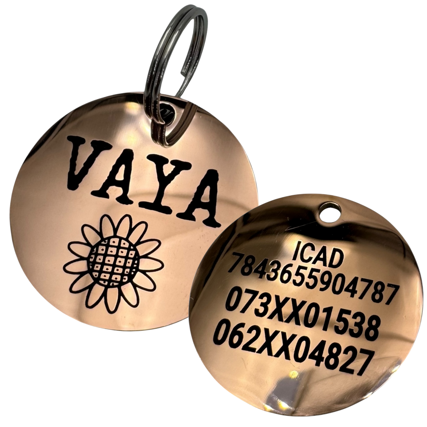 Medal in golden sandalwood