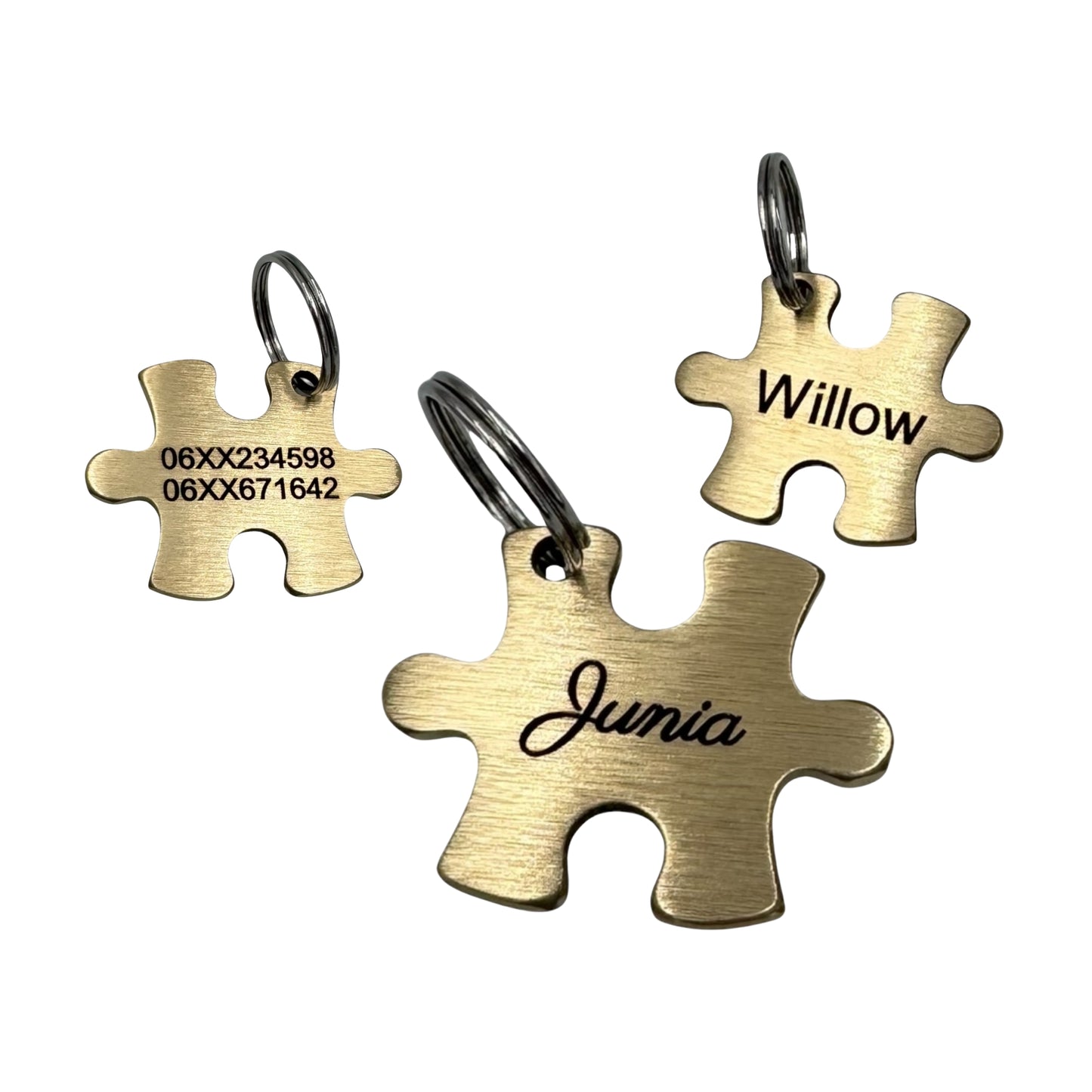 Brass puzzle medal