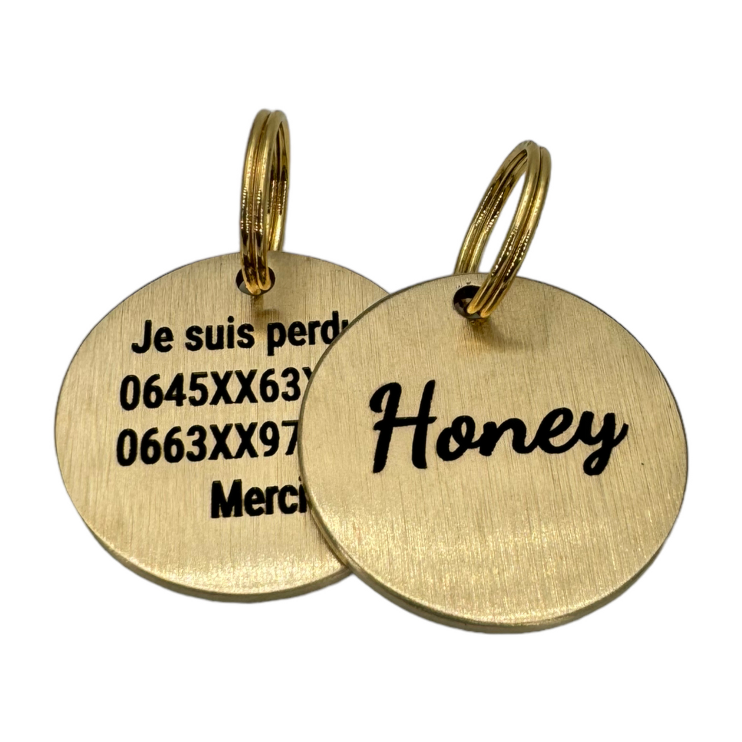 25 mm runde Messingmedaille