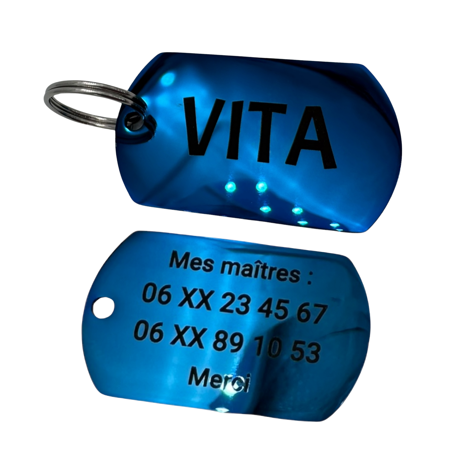 UNIKTAG - Stainless Steel Dog Tag - Customizable - 7 Colors | Luxury and Originality