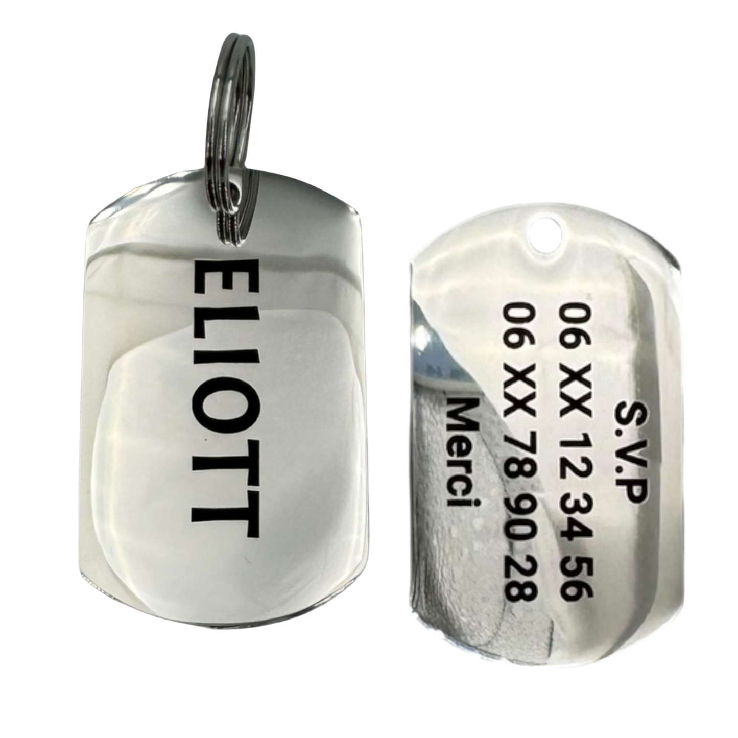 UNIKTAG - Stainless Steel Dog Tag - Customizable - 7 Colors | Luxury and Originality