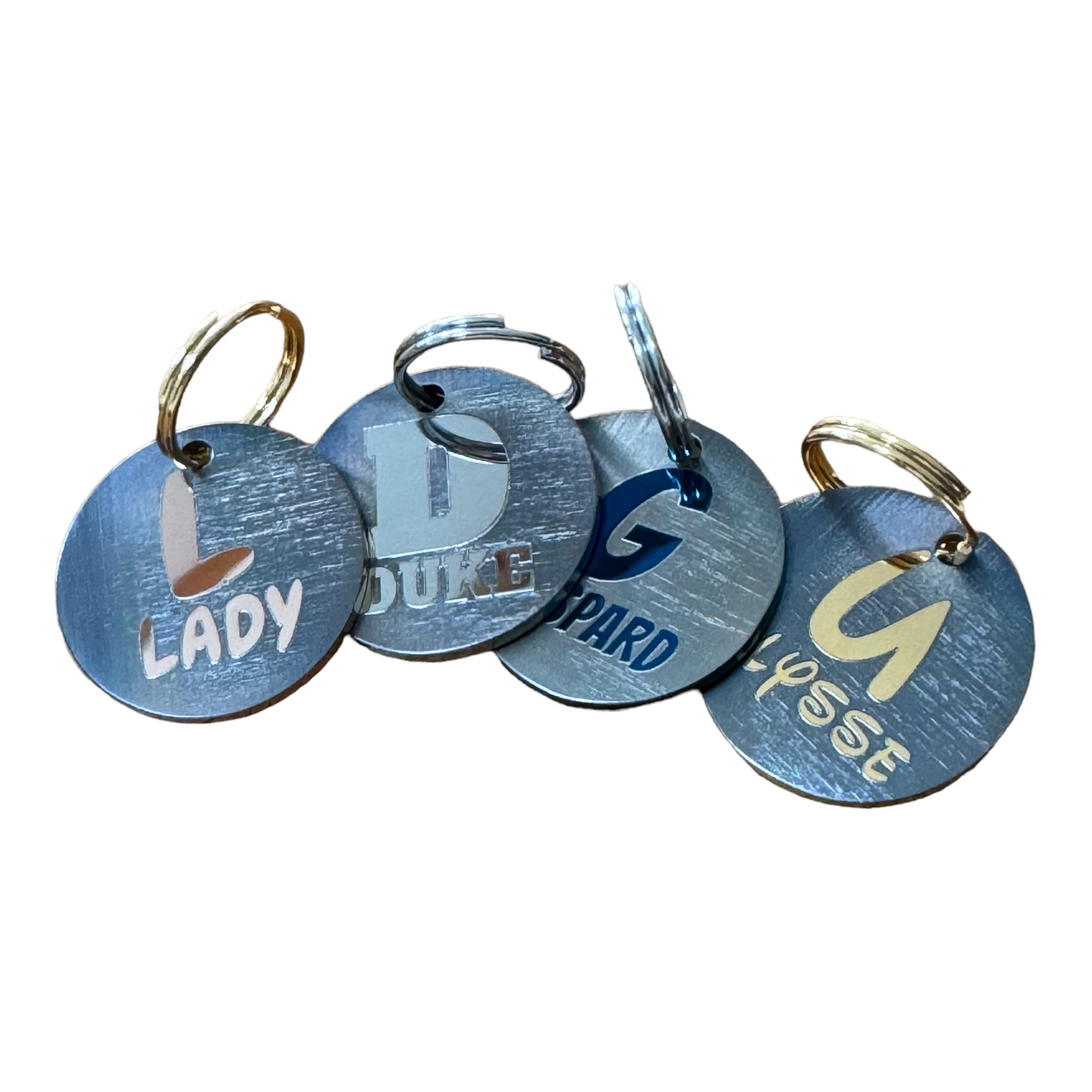 Special Edition Iridescent Numbers & Letters Steel Medal