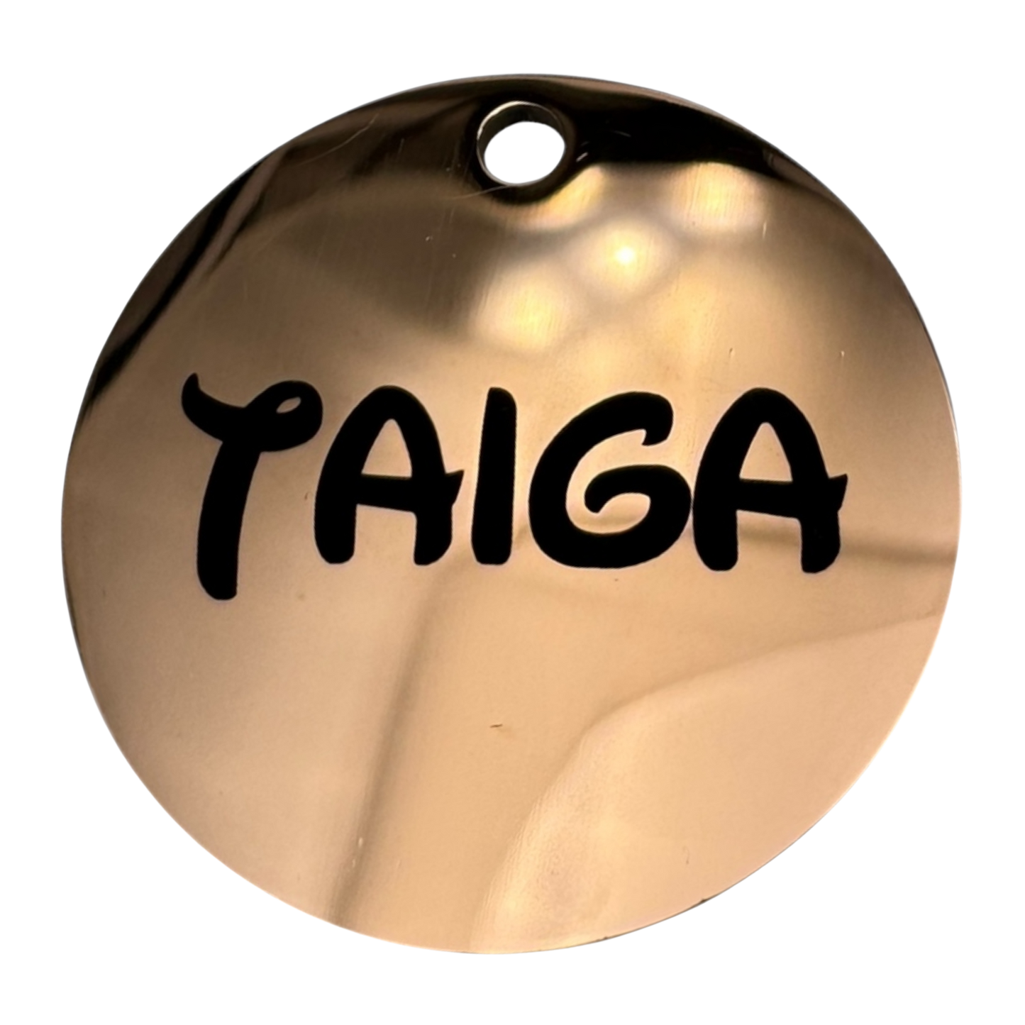 Medal in golden sandalwood