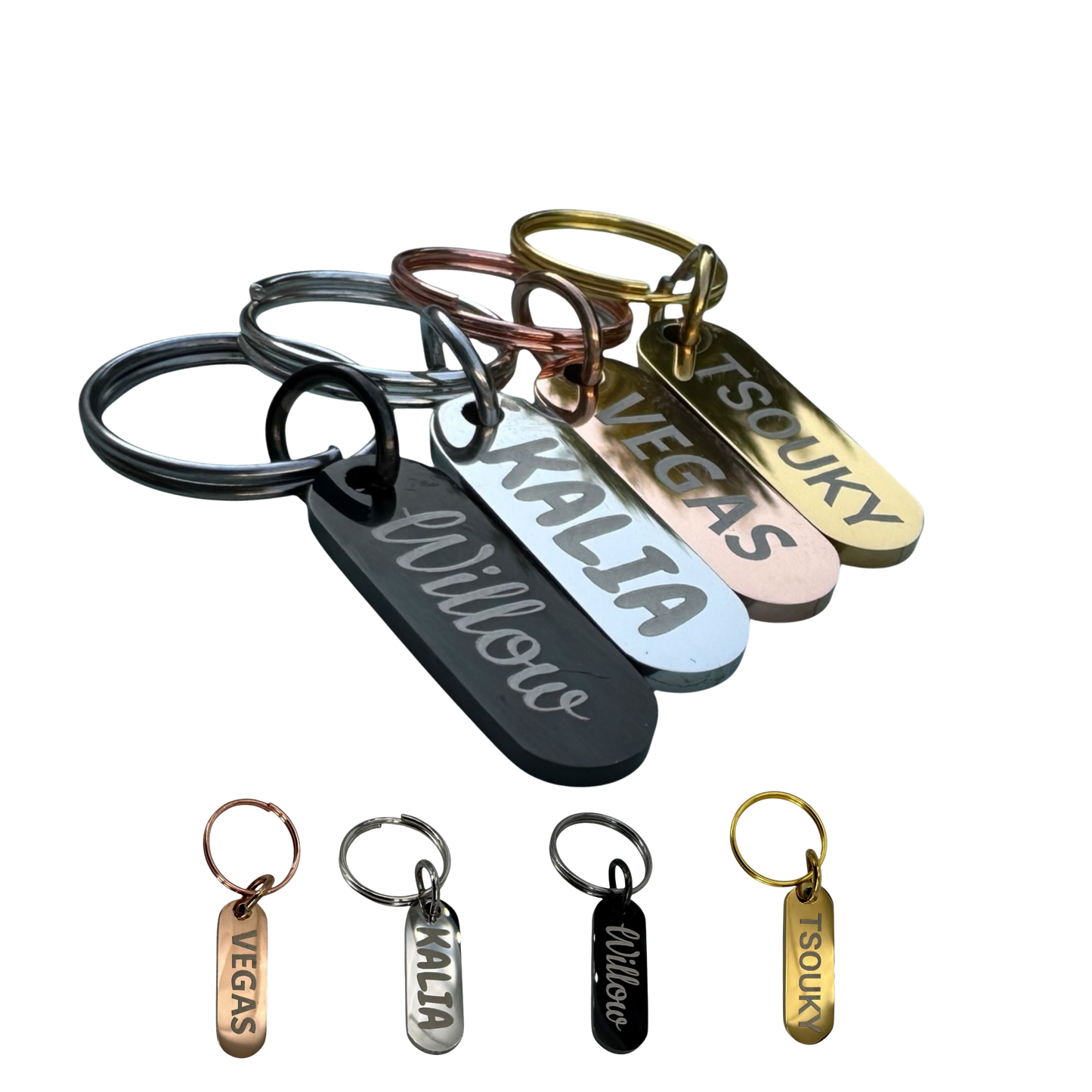 UNIKTAG - Mini-Hunde- und Katzen-ID-Tag aus Edelstahl - Personalisierbar, diskret und elegant | Luxus und Originalität