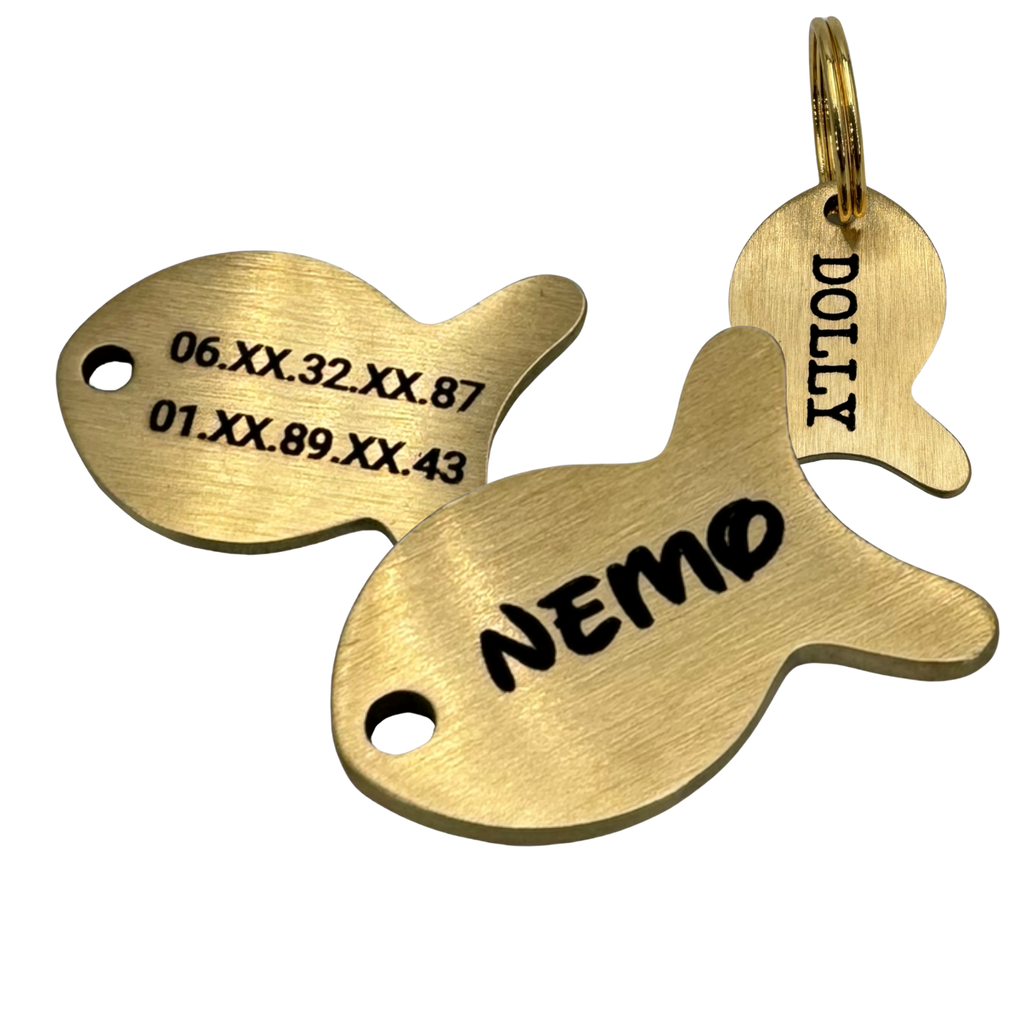 Brass fish medal