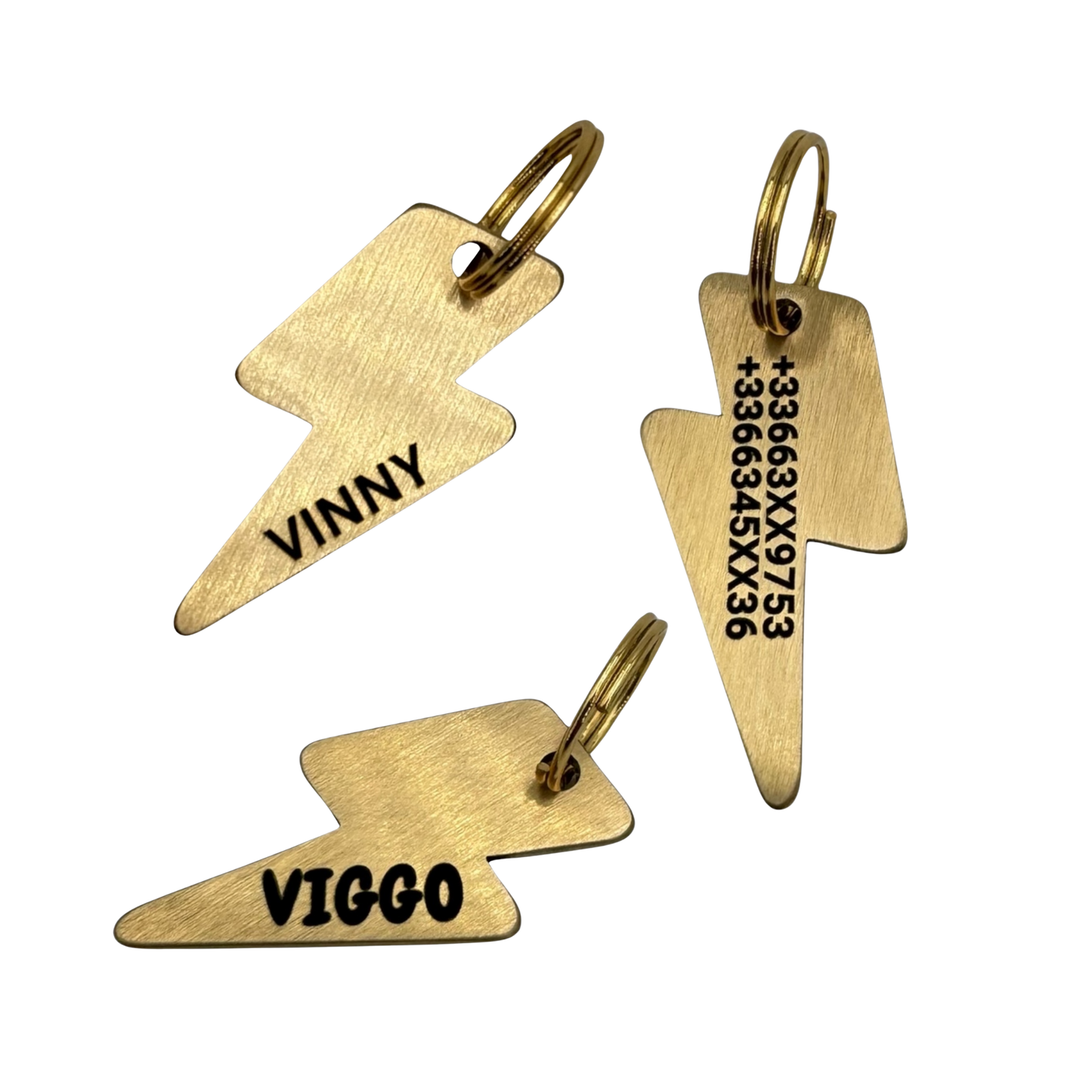 Brass Lightning Medal