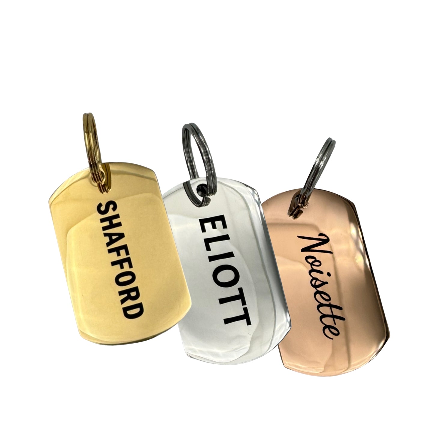 UNIKTAG - Stainless Steel Dog Tag - Customizable - 7 Colors | Luxury and Originality