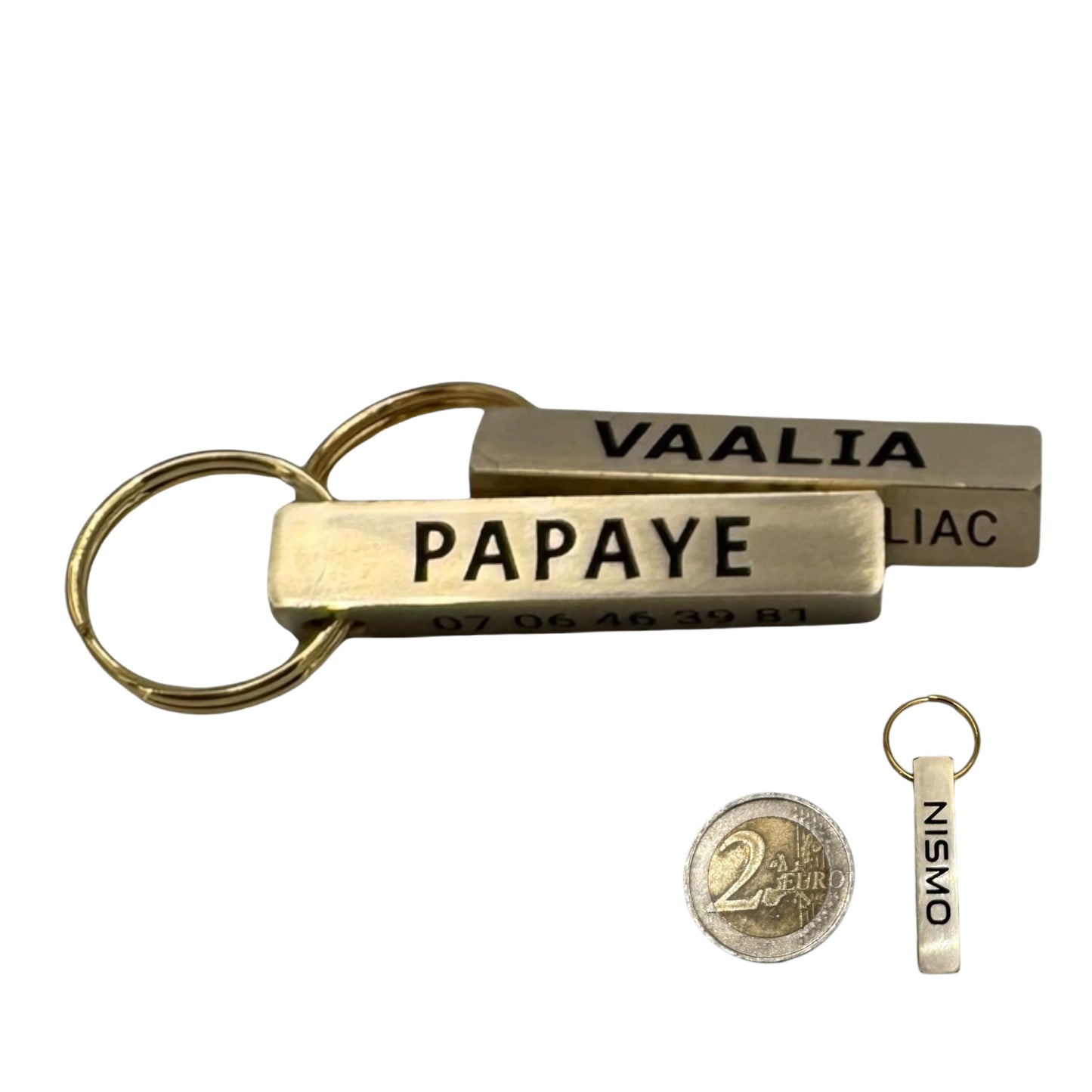 Médaille barrette en laiton