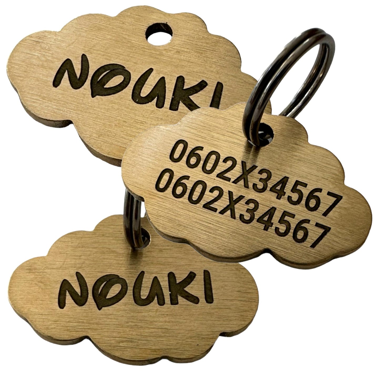 Brass cloud medal