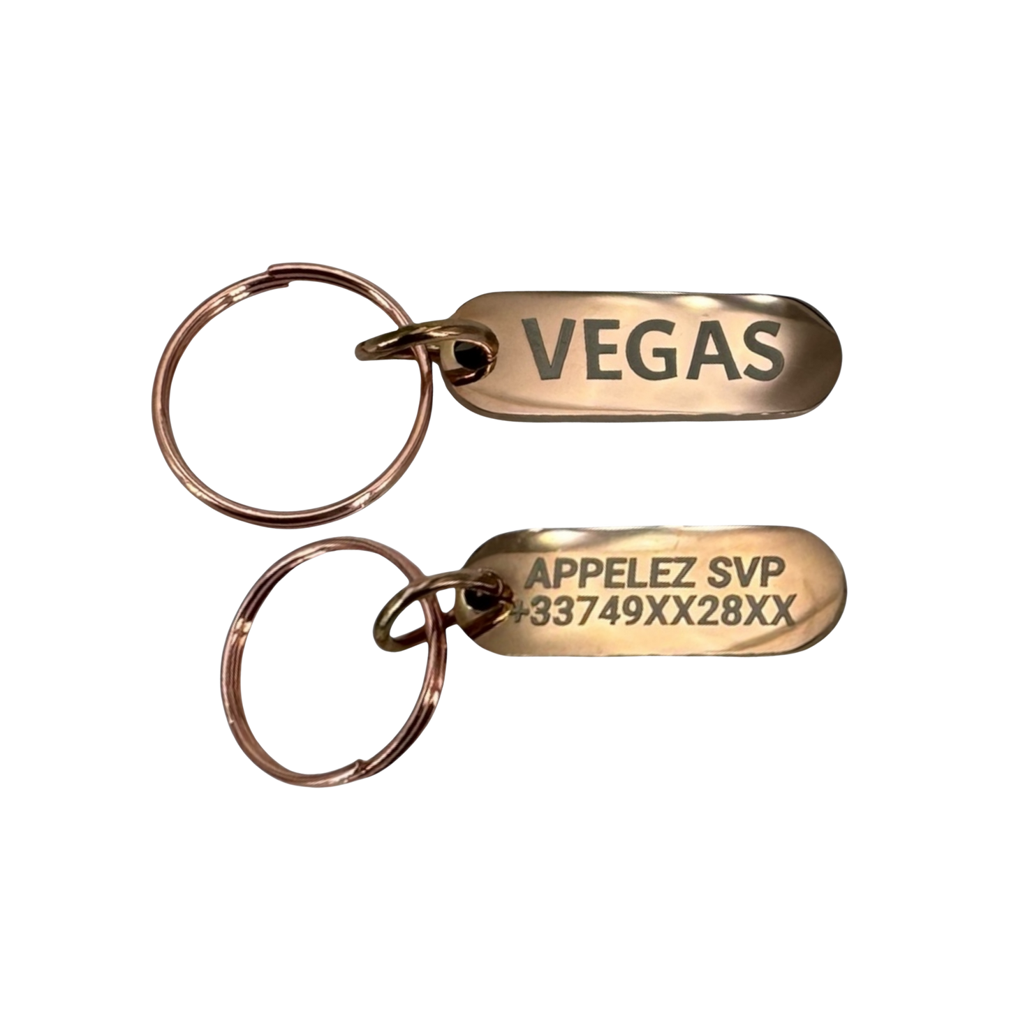 UNIKTAG - Mini-Hunde- und Katzen-ID-Tag aus Edelstahl - Personalisierbar, diskret und elegant | Luxus und Originalität