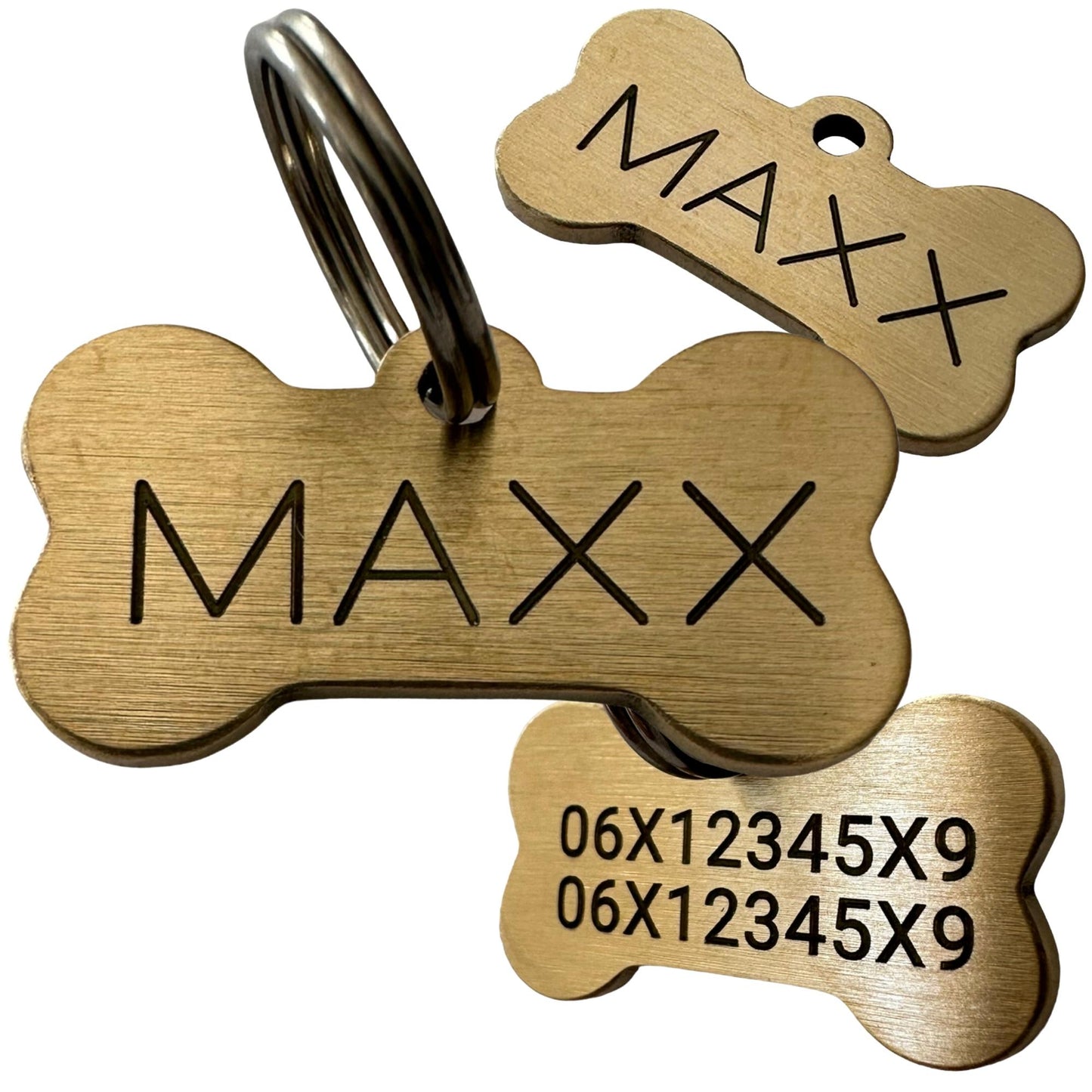 Brass bone medal