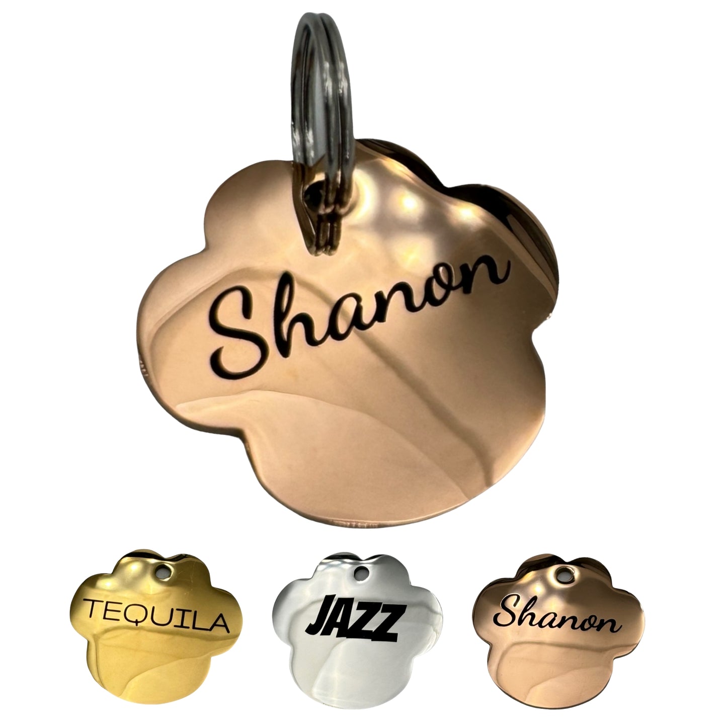 UNIKTAG - Stainless Steel Paw Medal