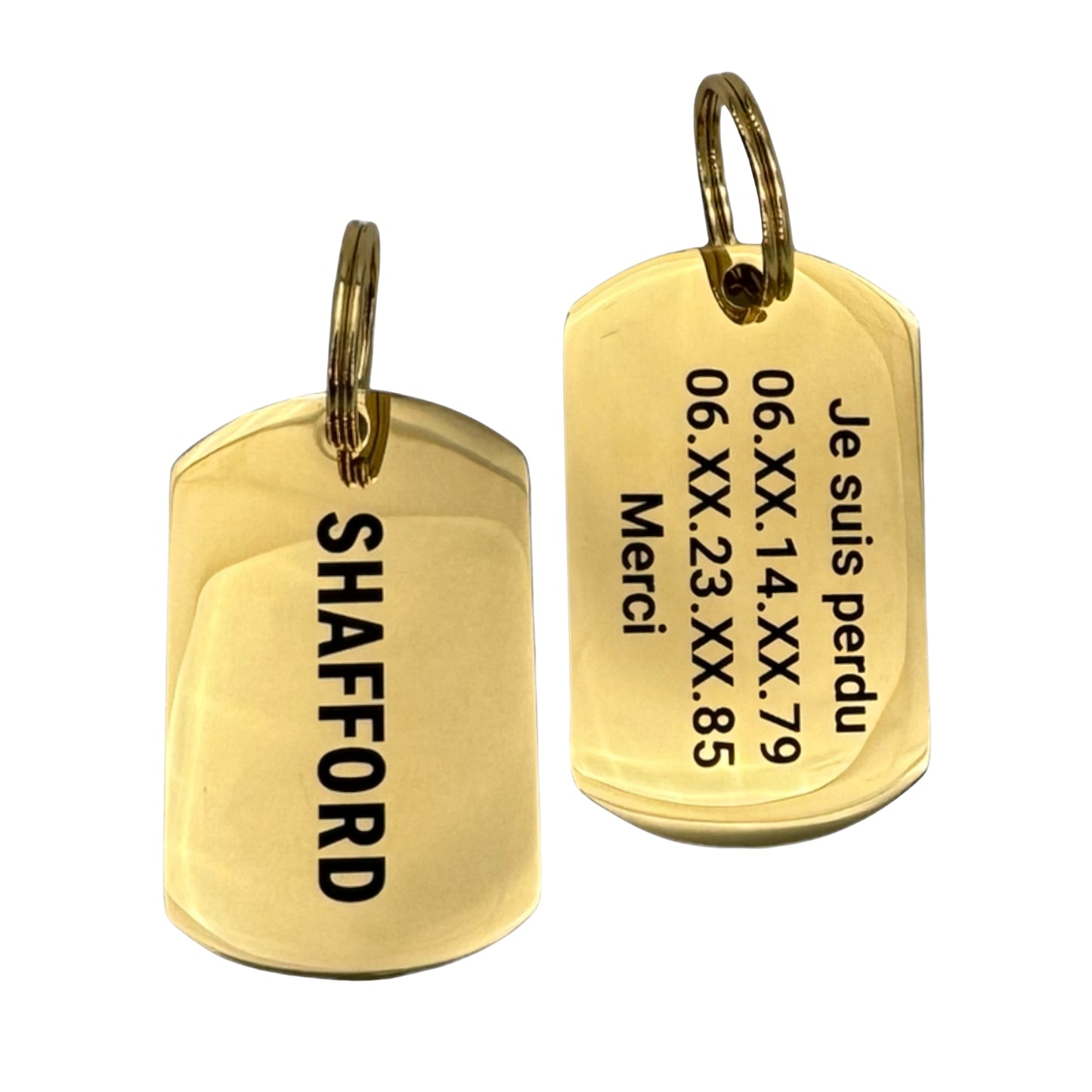 UNIKTAG - Stainless Steel Dog Tag - Customizable - 7 Colors | Luxury and Originality