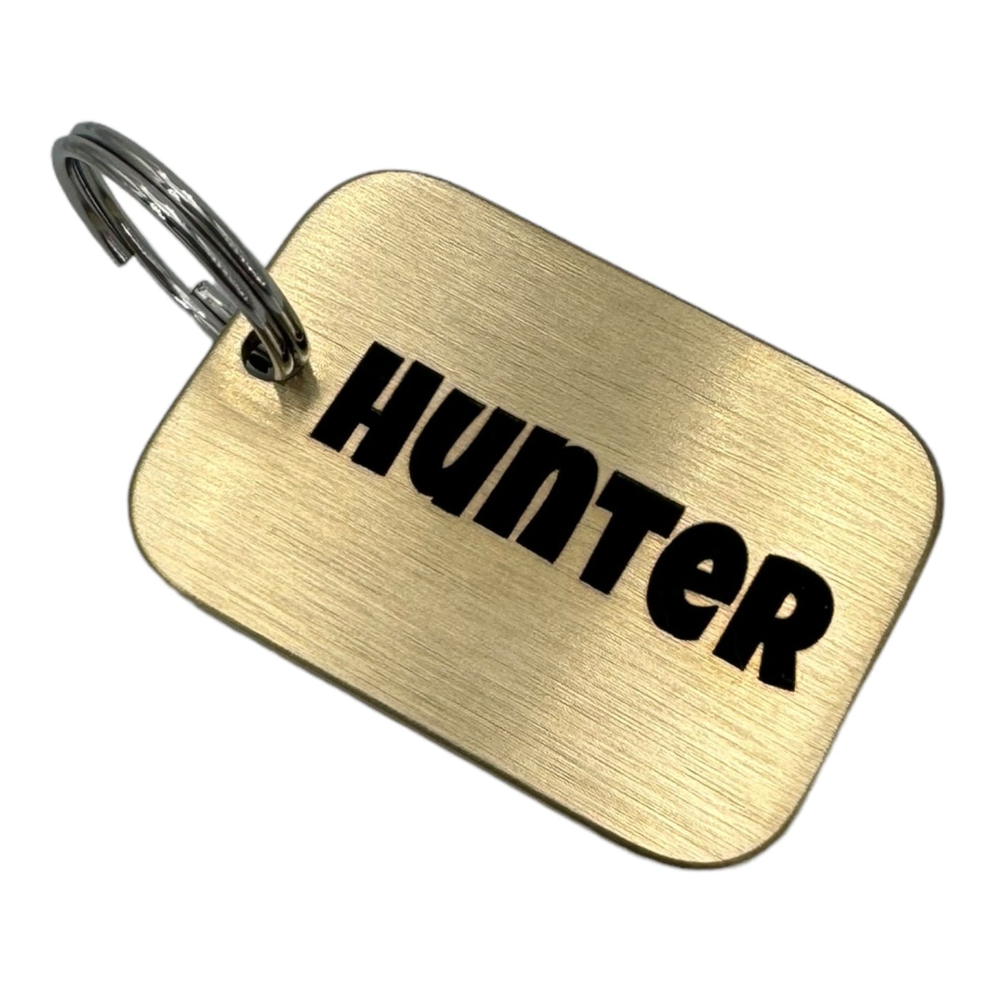 QR Code Medal Brass ID Plate