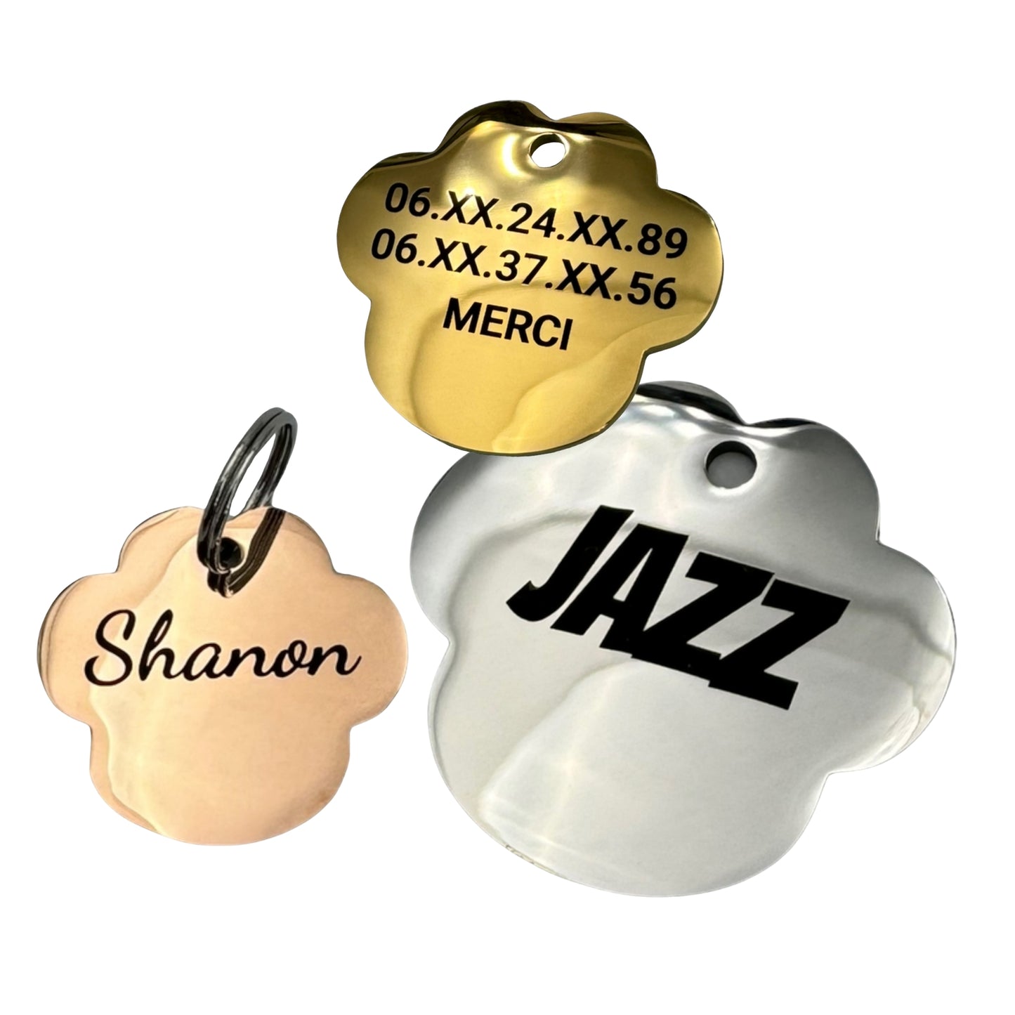 UNIKTAG - Stainless Steel Paw Medal