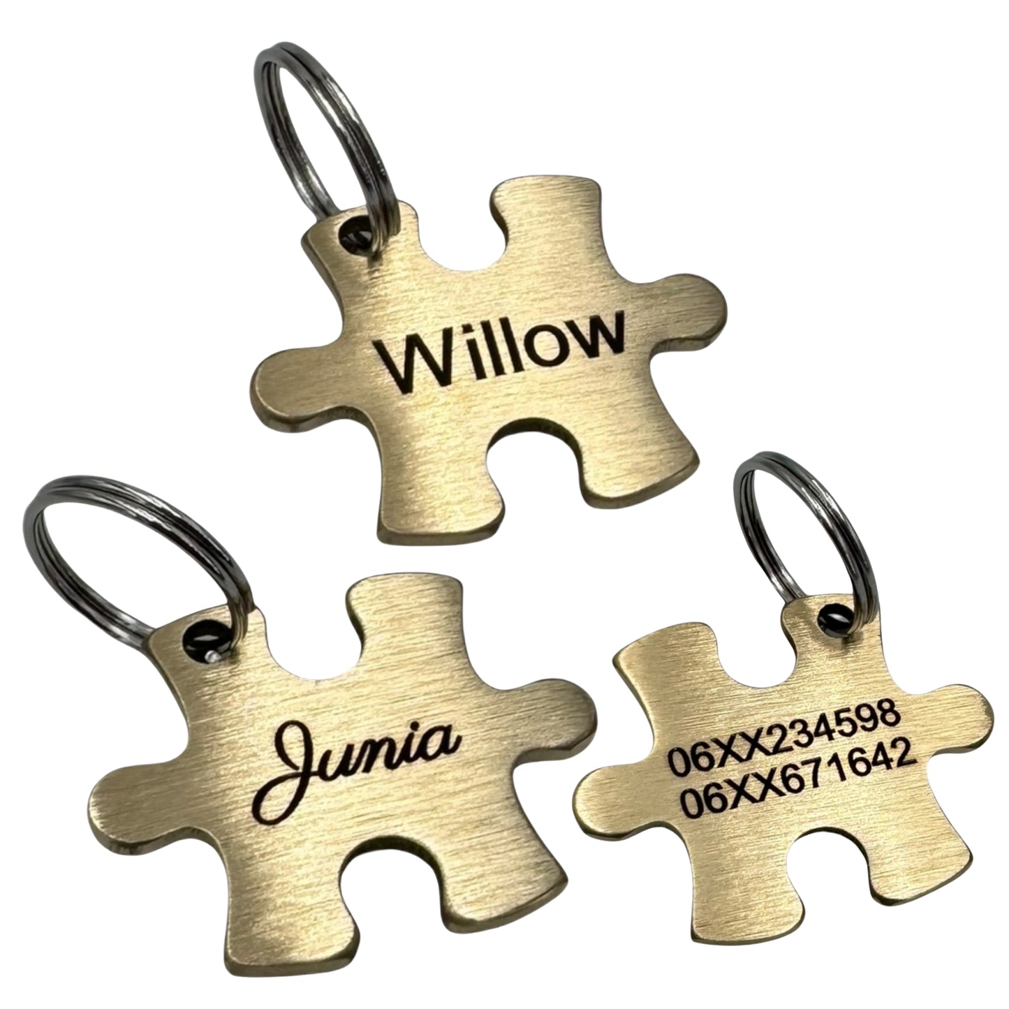 Brass puzzle medal