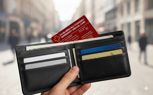 Pourquoi porter une carte médicale ou un porte-clés d'urgence peut faire gagner un temps précieux aux secours