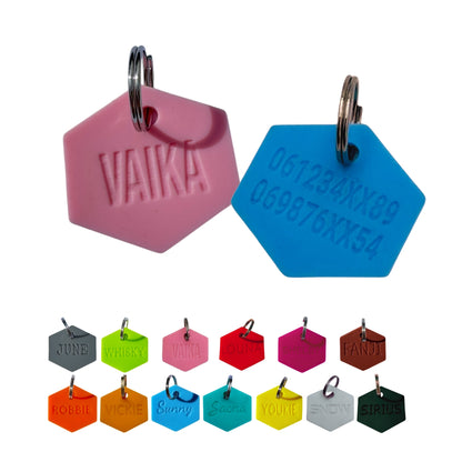 Médaille diamant en silicone pour chien – UNIKTAG
