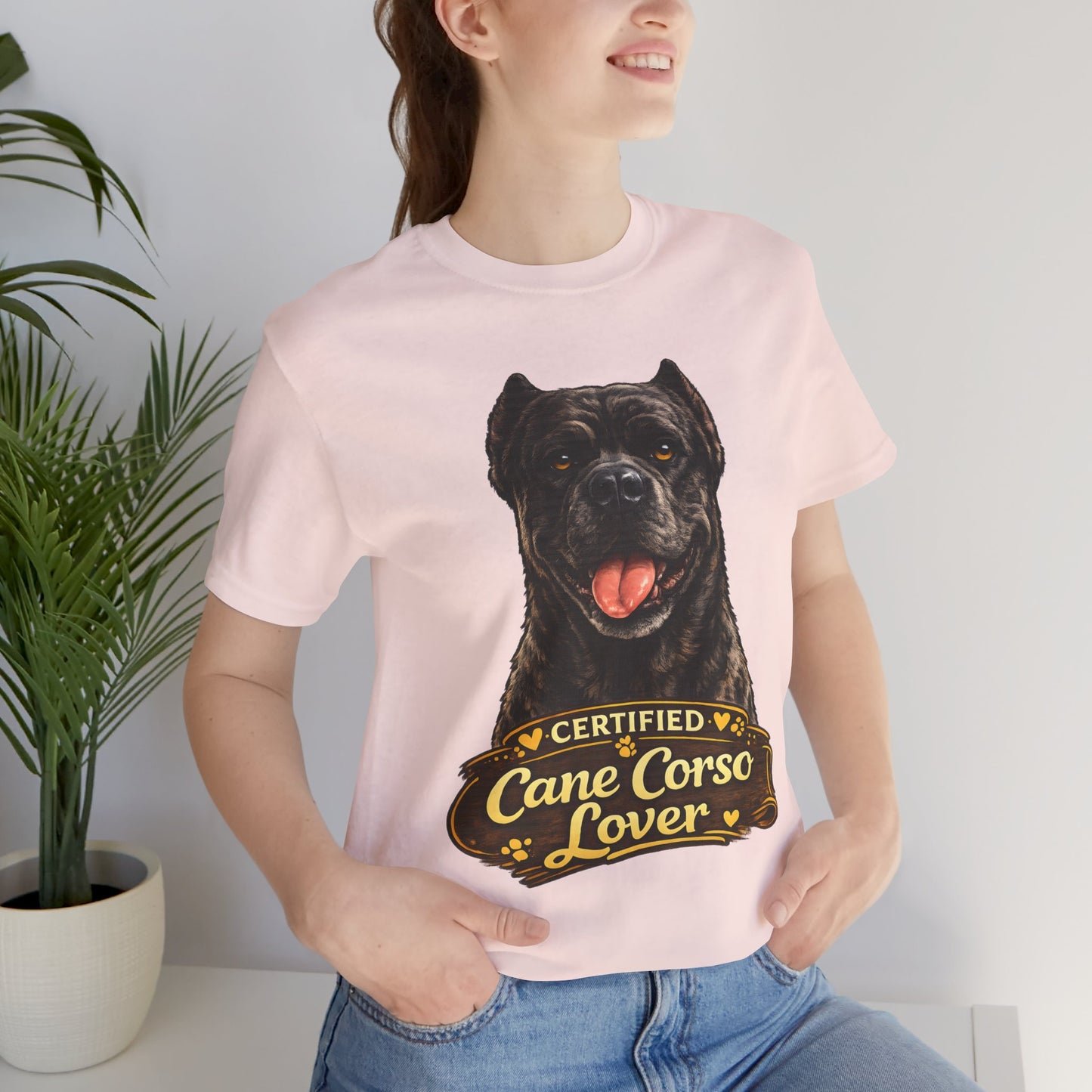 T-shirt Cane Corso Lover – Unisexe Premium Bella Canvas | Livraison Offerte