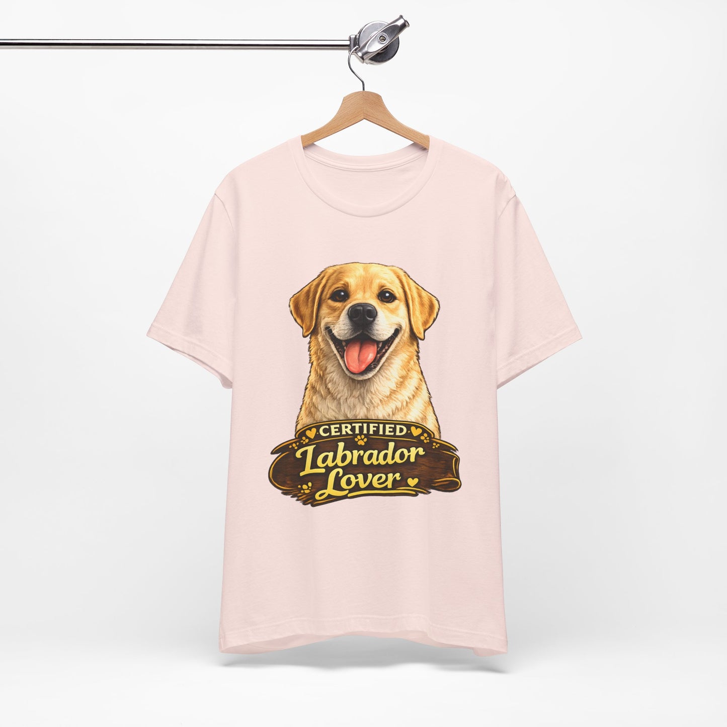 T-shirt Labrador Lover – Unisexe Premium Bella Canvas | Livraison Offerte - sable
