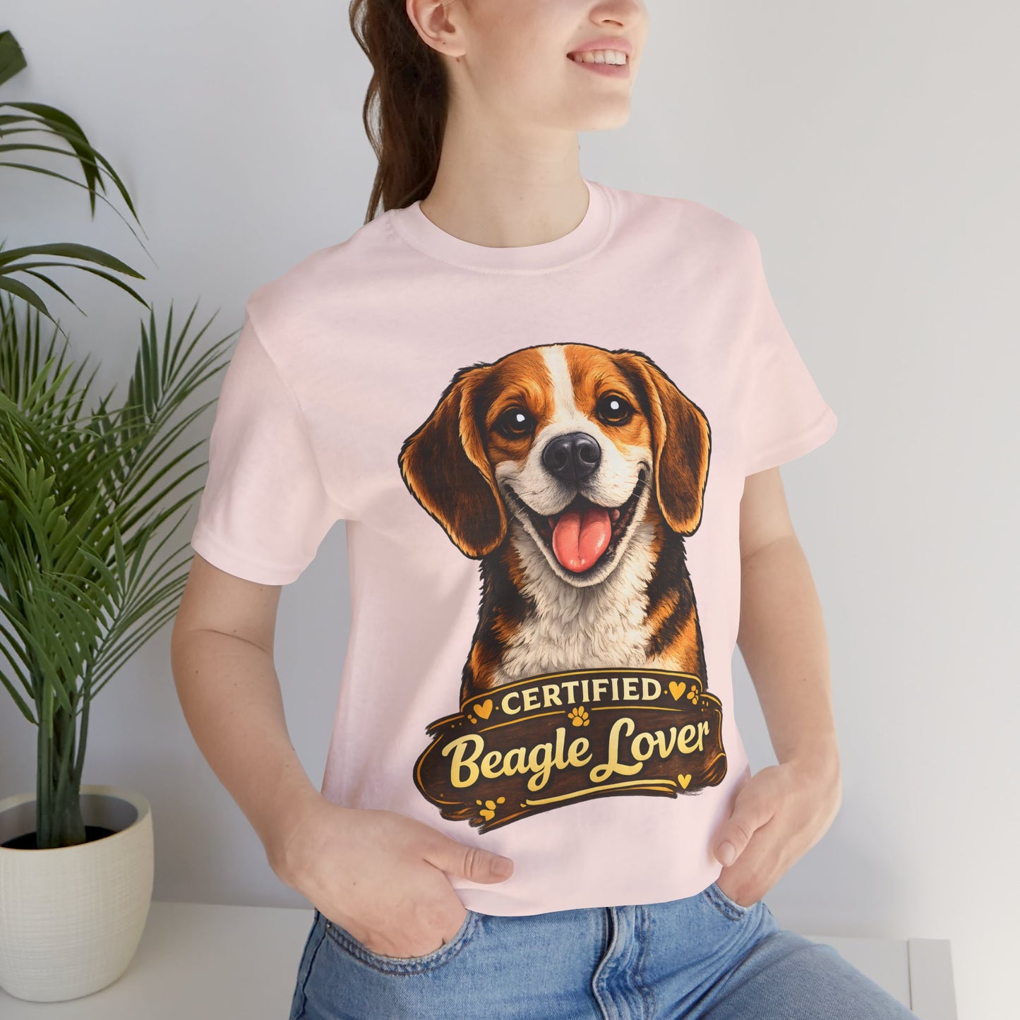 T-shirt Beagle Lover – Unisexe Premium Bella Canvas | Livraison Offerte