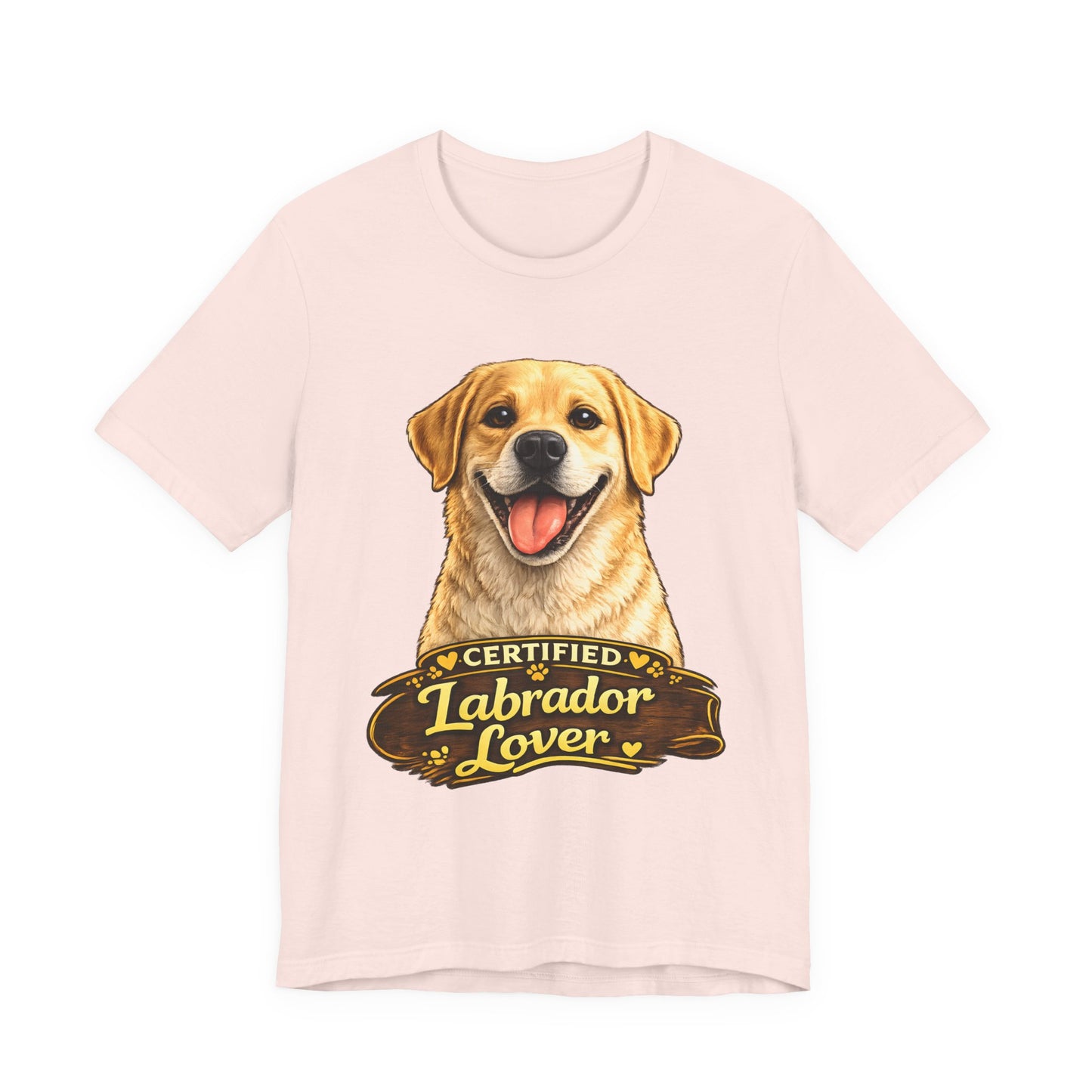 T-shirt Labrador Lover – Unisexe Premium Bella Canvas | Livraison Offerte - sable