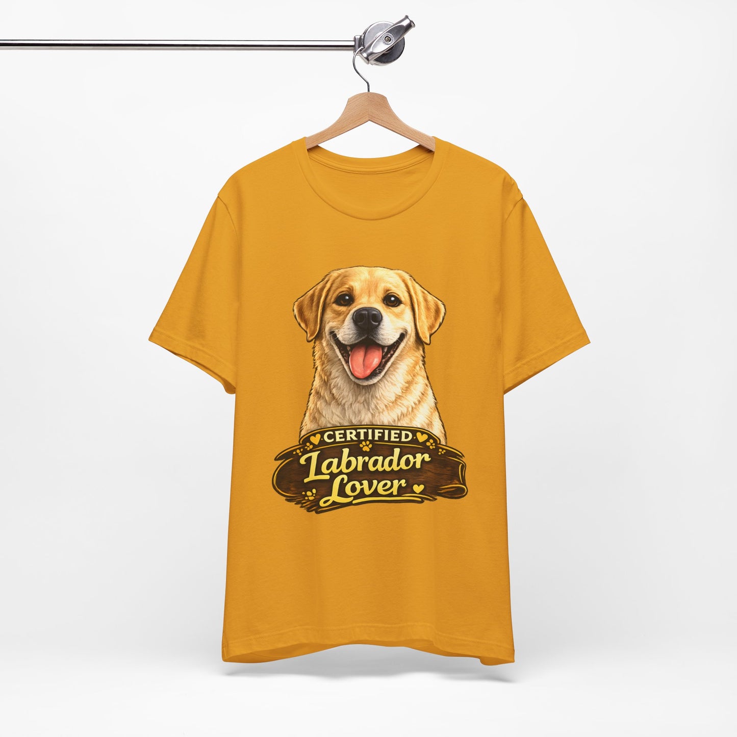 T-shirt Labrador Lover – Unisexe Premium Bella Canvas | Livraison Offerte - sable
