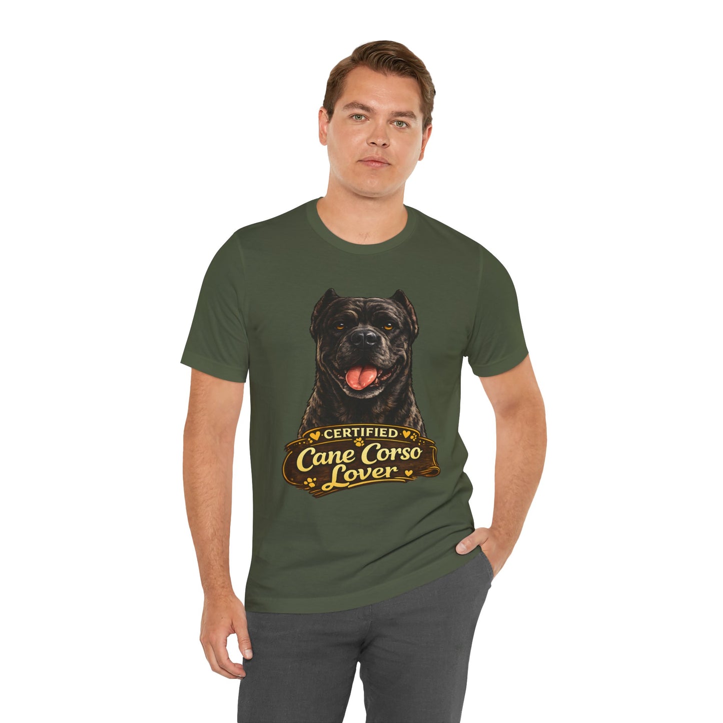 T-shirt Cane Corso Lover – Unisexe Premium Bella Canvas | Livraison Offerte