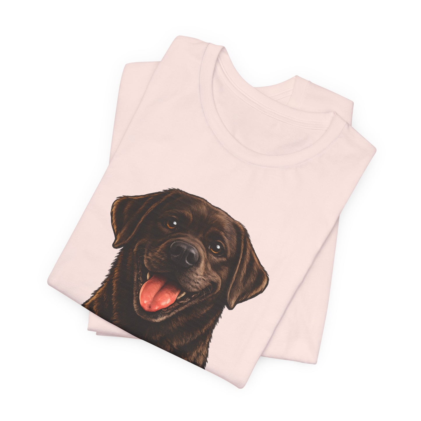 T-shirt Labrador Lover – Unisexe Premium Bella Canvas | Livraison Offerte - chocolat
