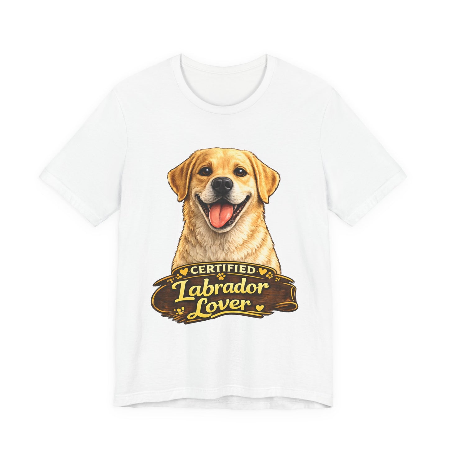 T-shirt Labrador Lover – Unisexe Premium Bella Canvas | Livraison Offerte - sable