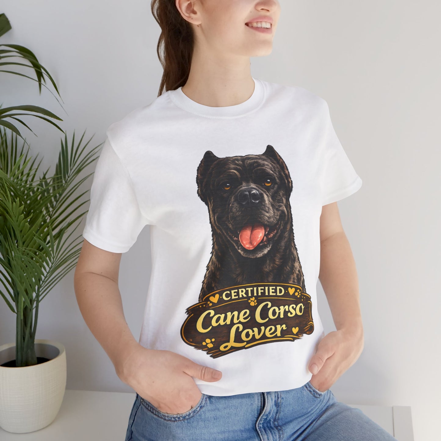 T-shirt Cane Corso Lover – Unisexe Premium Bella Canvas | Livraison Offerte