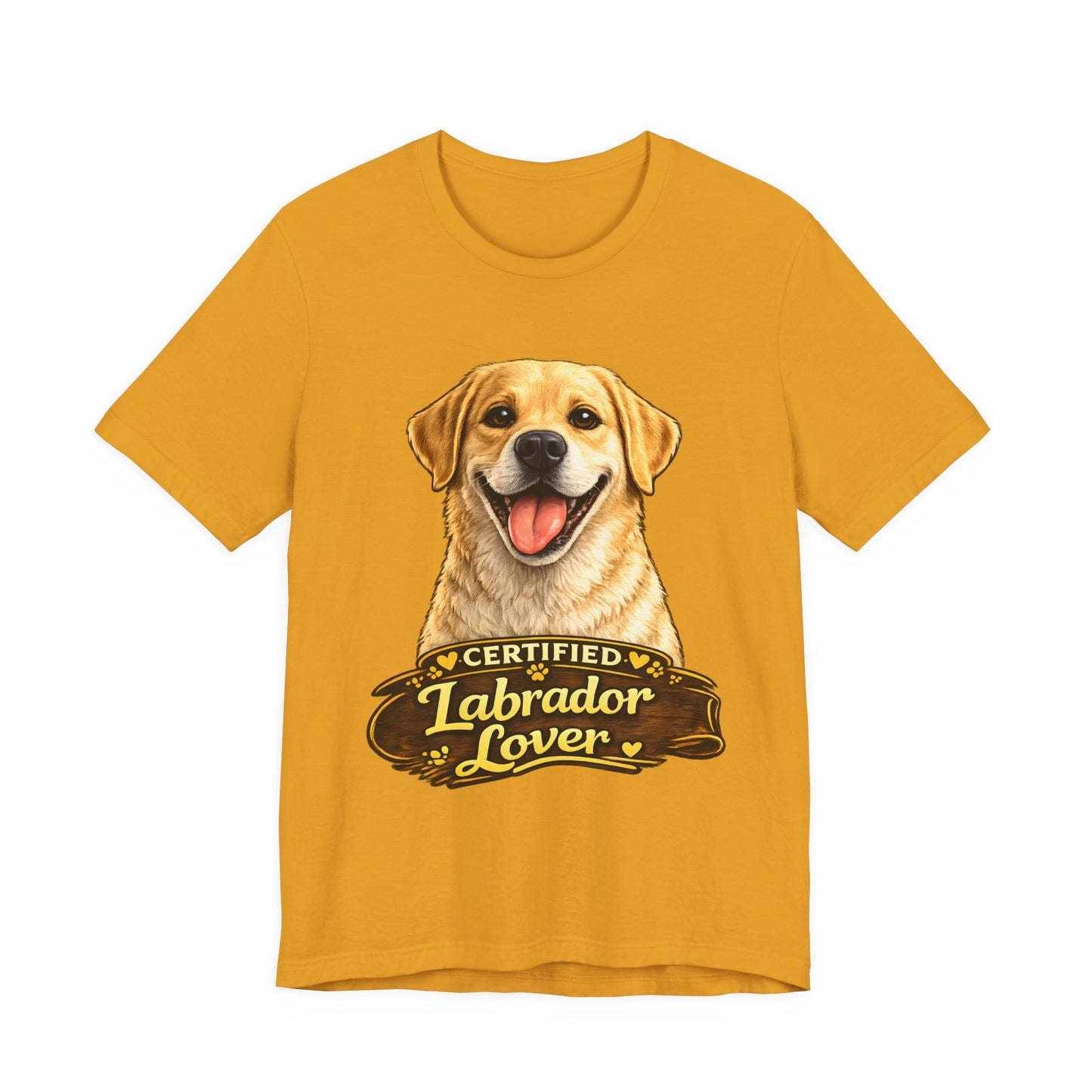 T-shirt Labrador Lover – Unisexe Premium Bella Canvas | Livraison Offerte - sable