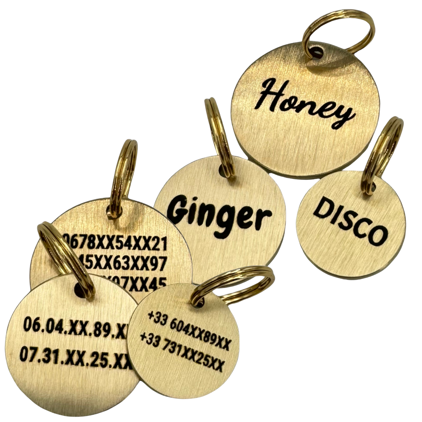 25mm round brass medal 