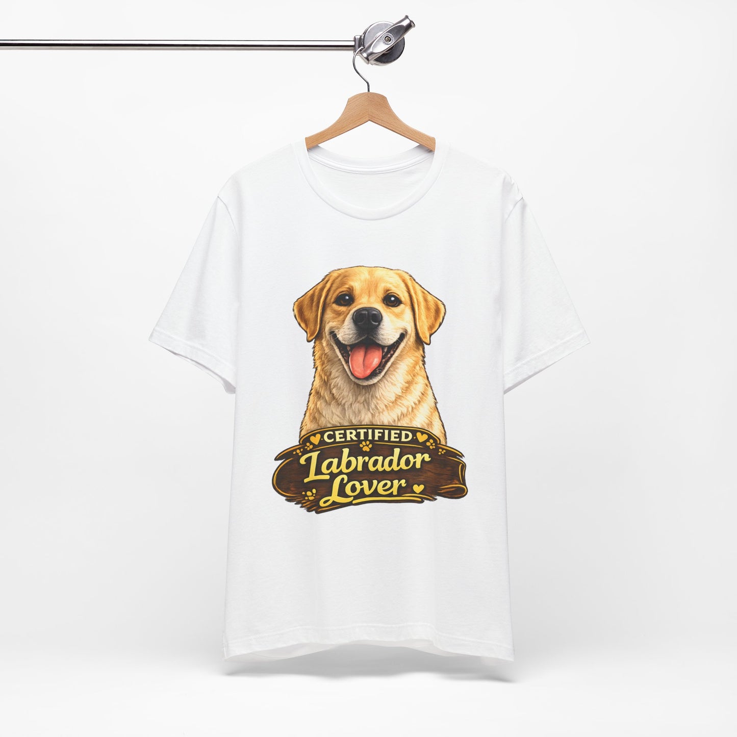 T-shirt Labrador Lover – Unisexe Premium Bella Canvas | Livraison Offerte - sable
