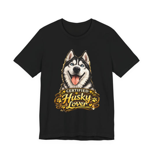 T-shirt Husky Lover – Unisexe Premium Bella Canvas | Livraison Offerte