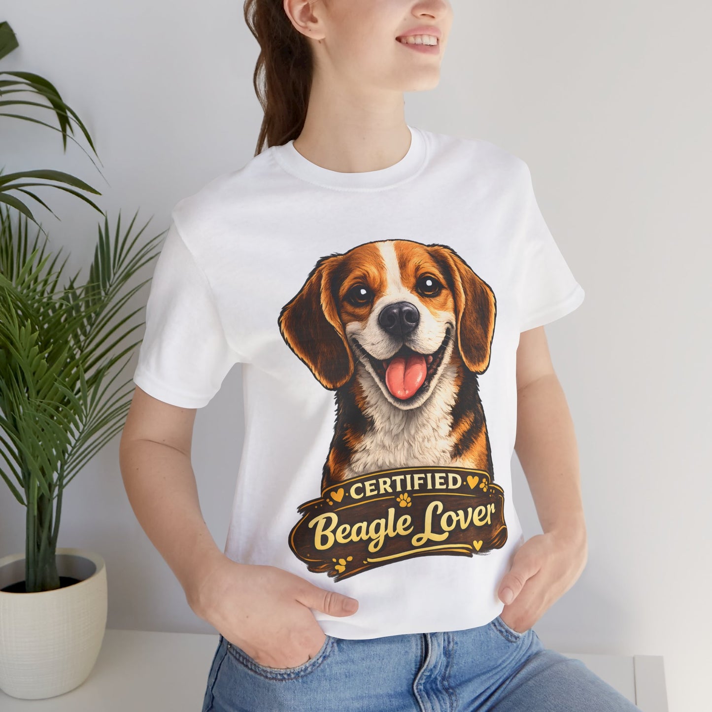 T-shirt Beagle Lover – Unisexe Premium Bella Canvas | Livraison Offerte