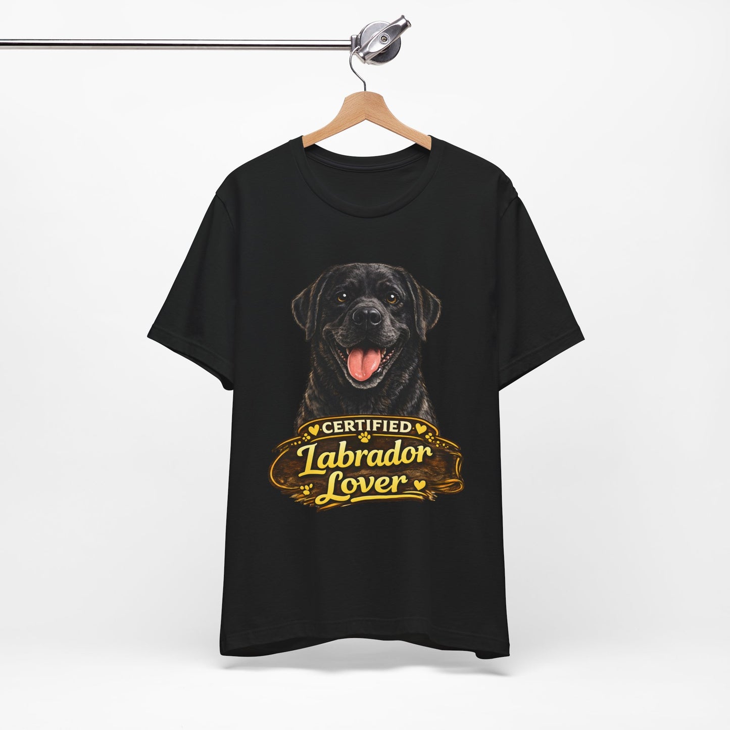 T-shirt Labrador Lover – Unisexe Premium Bella Canvas | Livraison Offerte - brun