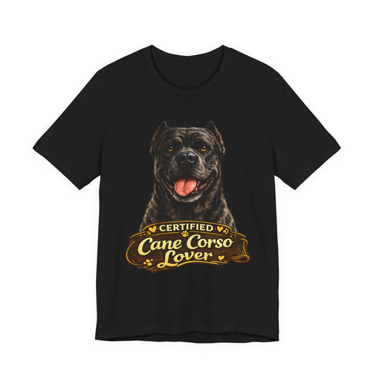 T-shirt Cane Corso Lover – Unisexe Premium Bella Canvas | Livraison Offerte