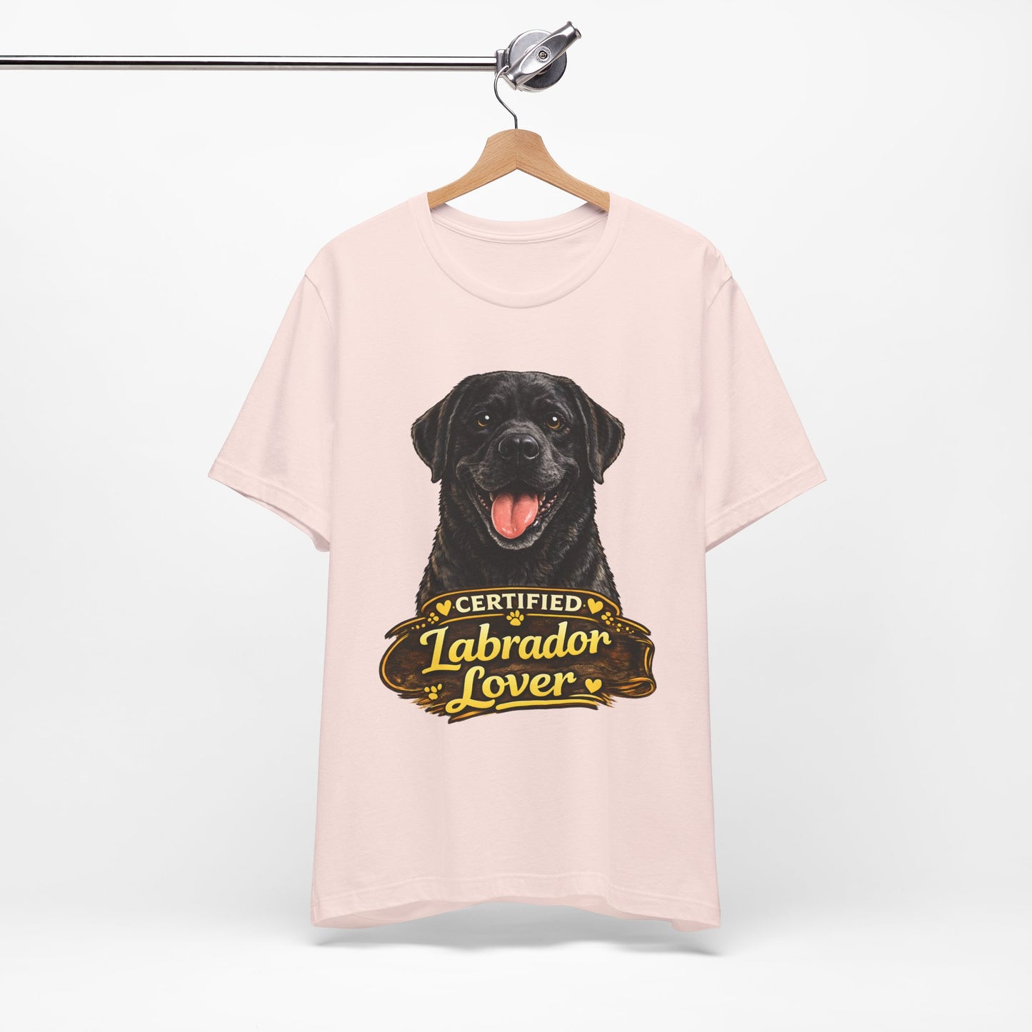 T-shirt Labrador Lover – Unisexe Premium Bella Canvas | Livraison Offerte - brun