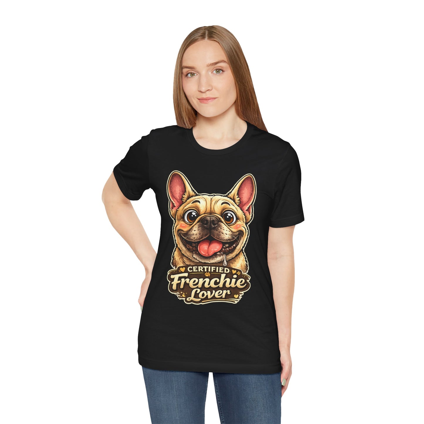 T-shirt French Bulldog Lover – Unisexe Premium Bella Canvas | Livraison Offerte