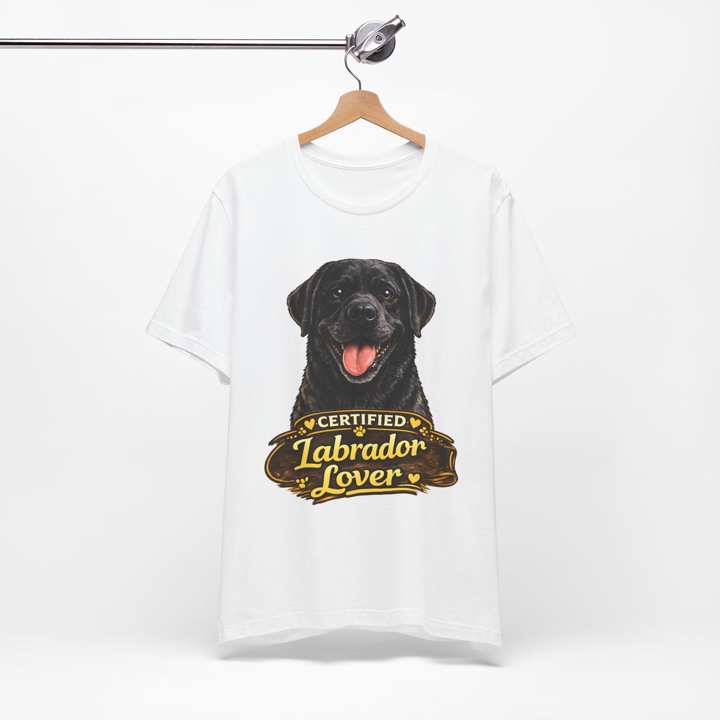T-shirt Labrador Lover – Unisexe Premium Bella Canvas | Livraison Offerte - brun