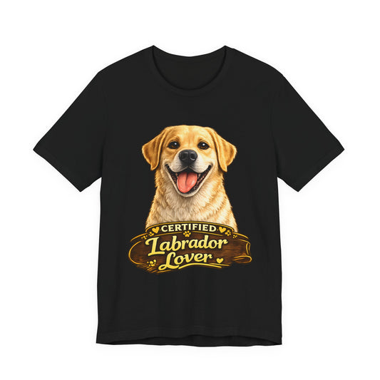 T-shirt Labrador Lover – Unisexe Premium Bella Canvas | Livraison Offerte - sable