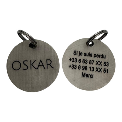 Médaille en titane personnalisée pour chien – UNIKTAG