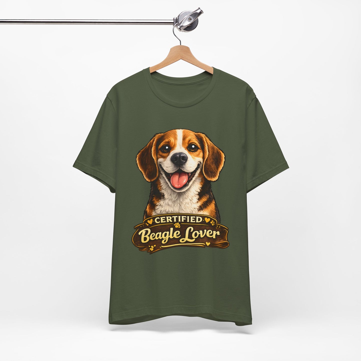 T-shirt Beagle Lover – Unisexe Premium Bella Canvas | Livraison Offerte