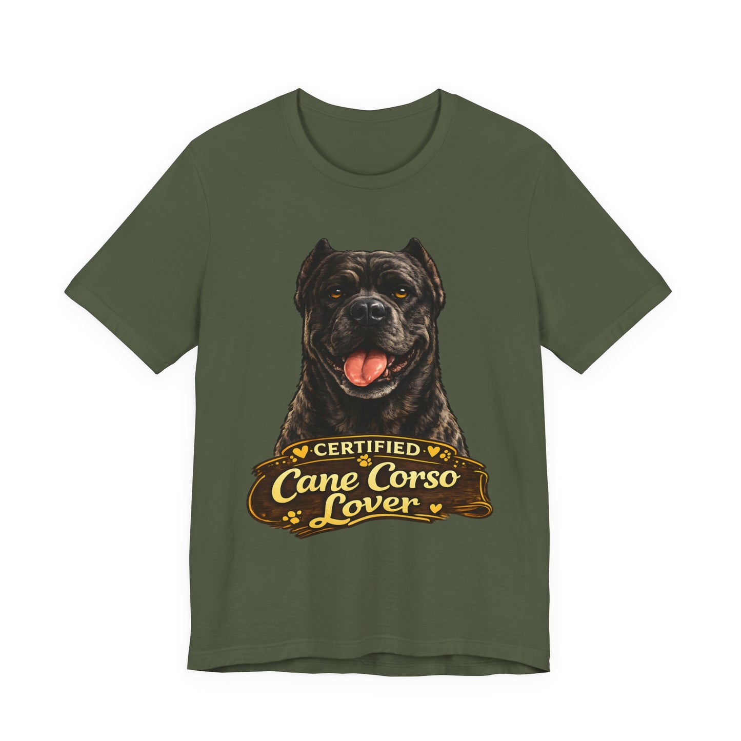 T-shirt Cane Corso Lover – Unisexe Premium Bella Canvas | Livraison Offerte