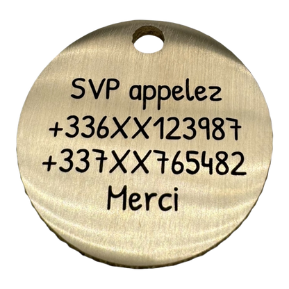 Médaille Masterpiece 32mm avec gravure prénom