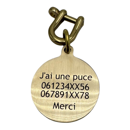 Médaille Masterpiece 44mm avec gravure prénom