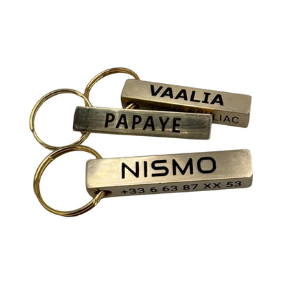 Médaille barrette en laiton pour chien et chat – UNIKTAG